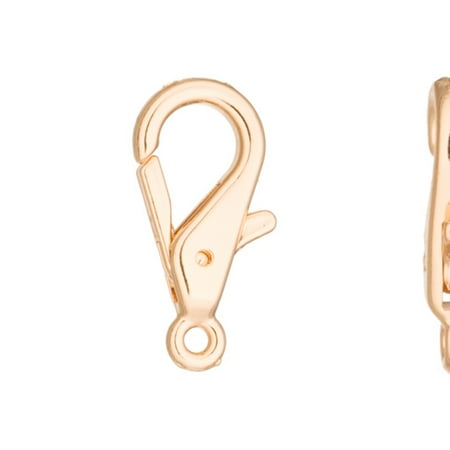 - Long Teardrop Shape 16K Gold-Finished Lobster Claw Clasp 23x12mm Sold per pkg of 6
