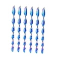 thumbnail image 4 of 6 Uds., 12 Pulgadas, Repelente De Aves, Varillas Reflectantes En Espiral Para Asustar, Accesorio De Decoración, Azul Sunnimix campanas de viento, 4 of 8