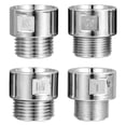 thumbnail image 1 of 4pcs Universal Faucet Shower Hose Adapter Spray Head Electroplated Adapter, 1 of 6