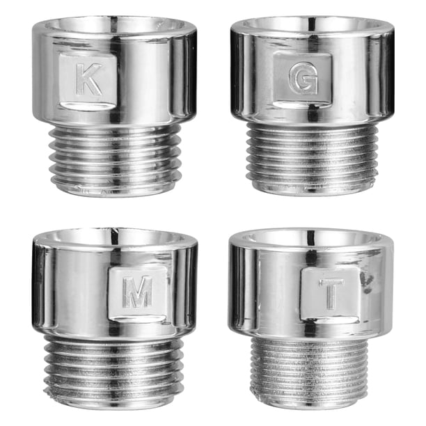 Adaptador universal de manguera de ducha para grifo de 4 piezas, cabezal rociador, adaptador galvanizado