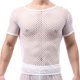 thumbnail image 1 of Camiseta De Malla De Rejilla Sin Mangas Para Hombre, Playera Con Cuello En V, Camiseta Interior Hueca, 1 of 3