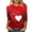 NQR21-Valentine's Day-Multicolor, variant on VKOYWKM Womens Valentine's Day Tshirts Romantic Love Heart Graphic Tees 3/4 Sleeve Casual Spring Tops Hoiday Crew Neck Loose Fit Valentine T-Shirts