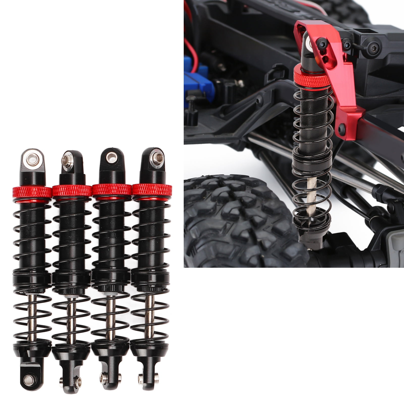 90mm Rc Shocks 100mm RC Shocks - Oil-Filled CNC Aluminum Threaded ...