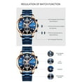 thumbnail image 2 of Reloj de pulsera de cuarzo para hombre CURREN 8348 con correa de acero inoxidable, 2 of 8