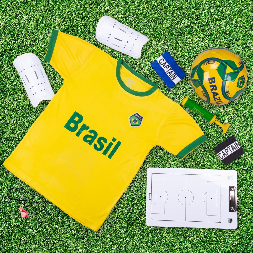 Brazil Team Kids Soccer Uniform Outfit Baby Football Kit – BBK STAR