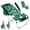 Tropical Breeze, variant on Outdoor Tanning Chair, 57 x 26 Inch Folding Reclining Lounger Chaise - Patio, Beach, Camping, or Pool Tanning Chair with Face and Arm Holes, Reading/Scrolling While Tanning - Tropical Breeze