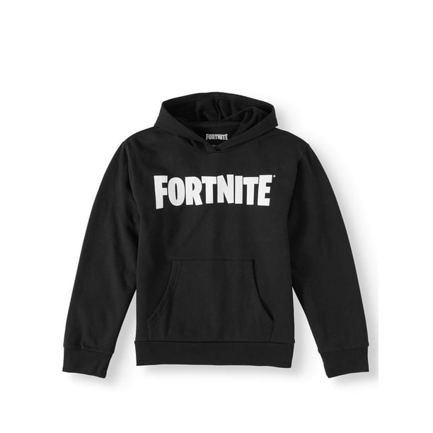 Fortnite Hoodie Child Fortnite Fortnite Logo Boys Hoodie Pullover Sweatshirt In Black Sizes 8 18 Walmart Com Walmart Com