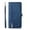 Blue, variant on Zipper Wallet Case for Samsung Galaxy A16 5G/4G with Wrist Strap, Premium PU Leather Folding Kickstand Card Holder Flip Case Magnetic Closure Full Body Protection for Samsung Galaxy A16 5G/4G, Black