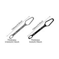 thumbnail image 4 of URTERYSER Efficient Wrench 8-17mm Automatic Tightening Adjustable Double Head Spanner for Mechanical & Automotive Repair Color A, 4 of 8