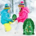 thumbnail image 2 of Sentmoon Snowball Maker Tool Clip Mold Shape Press Snow Sand Toy Winter Outdoor Play Kids Children Game Snowman Building Accessory Plastic Handle Scoop Fight Fun Activity Yard Novelty Device, 2 of 7