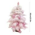 thumbnail image 3 of Dvkptbk Christmas Tree for Girls 23.6 Inch Tabletop Mini Artificial Christmas Tree Girls DIY Christmas Tree with LED String Lights and Hanging Ornaments Battery Pow, 3 of 6
