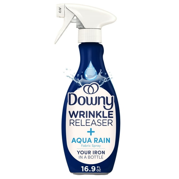 Downy Wrinkle Releaser and Refresher Fabric Spray, Aqua Rain, Fresh Scent, 16.9 fl oz