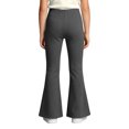 thumbnail image 5 of HAJWOH Fall Winter Flare Pants for Girls Flare School Uniform Pants Elastic Waist Dress Pant School Outfits For Teen Girls Kids, 5 of 5
