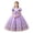 Purple, variant on Girls Puff Sleeve Bow Ball Gown Dress Embroidered Mesh Floor Length Birthday Party Pageant Princess Dress (13-14 Y, White)