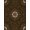 Brown, Pattern 7, variant on ODIKA 8'x10' Washable Area Rug Dining Under Academia Inspired Leafy Symmetrical Table Alfombras for King Size Bedroom Bed, Master Suite, Non-Shedding, Easy Care