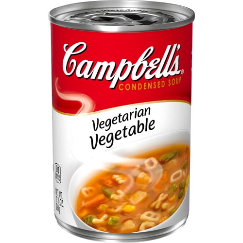 Campbell's Condensed Vegetarian Vegetable Soup, 10.5 oz. Can