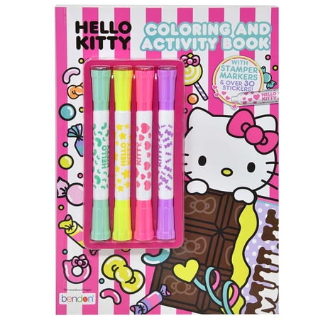 Hello Kitty Coloring & Activity Book With Stamps