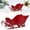A, variant on Clearance Desktop Ornament under $5,Santa Sleigh Christmas Decor Sleigh Sculpture For Table Top Holiday Home Decorations