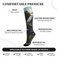 thumbnail image 2 of Pofeuu Forest Stone-Colored Dragon Print Compression Socks for Women & Men Circulation - Best Support for Nurses,Running,Athletic,Sports, 2 of 7