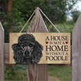 thumbnail image 4 of Placa De Madera Para Mascotas, Letrero Colgante Para Puerta De Mascotas, Placa Decorativa Para El Hogar Minnieouse HA035334-00, 4 of 6