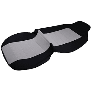 Driver & Passenger Black & Gray Seat Cover Replacement for 2004-2012 Ford Ranger 60/40 High Back Bench