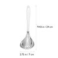 thumbnail image 3 of 1 unid acero inoxidable Alimentos Sirviendo Cuchara Práctica Hot Pot Colander (Plata), 3 of 5