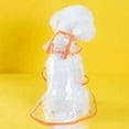 thumbnail image 6 of Pet Dog Puppy Transparent Rainwear Raincoat Pet Hooded Waterproof Jacket Clothes Soft PVC Small Dogs Raincoat Puppy Rain Poncho, 6 of 9