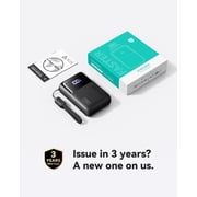 INIU Laptop Power Bank, 25,000mAh Portable Charger with Triple 100W USB-C Ports, Travel Charger for MacBook, iPad, Tablet, Steam Deck, iPhone 17/16 Series, Samsung and More, Black