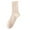Beige, variant on Kmdttou Women's Long Socks Comfortable Fashion Trend All-Match Socks Casual Soft Lightweight Quarter Socks