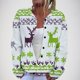 thumbnail image 1 of Sudadera de manga larga con capucha y bolsillos para mujer, estilo casual, con estampado de moda, de poliéster, 1 of 5