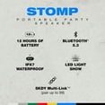 thumbnail image 2 of Skullcandy Stomp Bluetooth Speaker – IPX7, LED Lights & Strobe Modes, 12H Battery, Bone, 2 of 9
