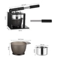 thumbnail image 2 of SHINYPASING Hand Press Juicer Fruit Press Tool Stainless Steel 1 Set, 2 of 8