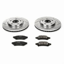 PowerStop Front Z23 Evolution Sport Carbon-Fiber Ceramic Brake Pad and Drilled & Slotted Rotor Kit Fits: PONTIAC Select Models K1586