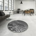 thumbnail image 4 of Ahgly Company Tapis d'Intérieur Lavable à la Machine, Carré, Transitionnel, Gris, Tapis de Zone, 7 Pieds Carré, 4 of 7