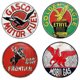 thumbnail image 1 of Placa de metal vintage Wdftyju decoración del hogar 30x30cm 4 Uds., 1 of 8