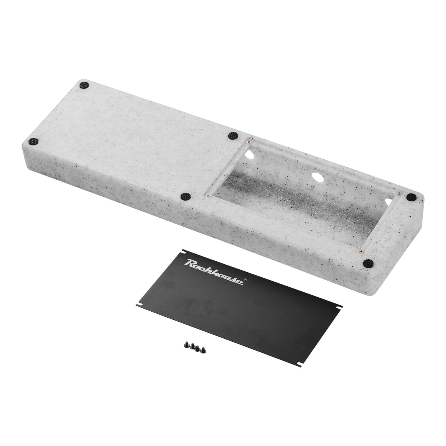 Rockhouse RPB-3 Small Portable Guitar Effect Pedal Board Lightweight Engineering with Linking Tapes