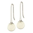 thumbnail image 3 of Stainless Steel Polished With Glass Ball Shepherd Hook Earrings Measures 12mm Wide Jewelry for Women, 3 of 4