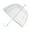 Clear, variant on Classic Clear Dome Bubble Umbrella, Size: one sizeone size