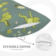 thumbnail image 5 of Bingfone Cute Yoga Frogs Standard Size Pillowcase, Long Staple Pure Cotton Envelope Closure Pillow Cover,20"X30", 5 of 9