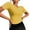 510_Yellow, variant on frariair women's t-shirts Women's Short Sleeve Crewneck T Shirt 2025 Summer Ribbed Knit Slim Fit Basic Solid Color Tee Tops Khaki