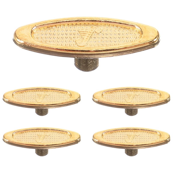 RENACLIPY T Shape Bar for Music Box Golden Iron Replacement Winding Keys 5Pcs