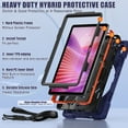 thumbnail image 2 of For Lenovo Tab 10.1 inch 2025 TB311FU/TB311XU Case, 360 Hand Strap, Shoulder Strap, Kickstand, Rugged Drop Protection, Navy Blue, 2 of 6
