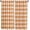 Orange, variant on Brown White Plaid Kitchen Curtain 24 Inch Length Small Short Cafe Tiers Curtains Drape, Gradient Geometric Buffalo Checkered Window Treatment Rod Pocket Drapery Panels Curtains, 27.5x24