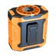 thumbnail image 1 of Ventilador portátil de cintura, recargable, 100 velocidades, para oficina Naranja, 1 of 9