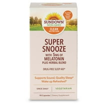 Sundown Naturals Super Snooze Melatonin