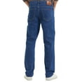 thumbnail image 2 of Coevals Club Men's classical jeans blue regular high quality five-pocket pants for men casual pants 30L 3# Medium Stonewash 30, 2 of 7