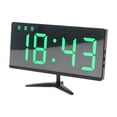thumbnail image 2 of Alarm Clock,Led Small Digital Alarm Clock For Bedrooms,Hot Selling Concise Colorful Screen Weather Clock Temperature and Humidity On The Same Screen Electronic Alarm Clock Backlit Calendar Clock, 2 of 8