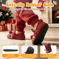 thumbnail image 3 of JOINFREE Toddler Christmas Reindeer Slippers for Boys Girls Warm Fuzzy House Shoes, 3 of 5
