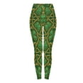 thumbnail image 5 of Vekome Green Leggings for Women Plus Size St Patricks Day High Waisted Yoga Pants Seamless Clover Lightweight Running Tights L, 5 of 8
