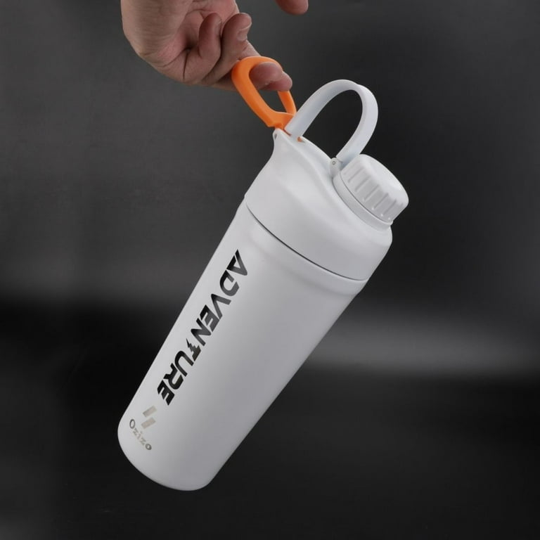 Protein Shaker Bottle, 28 oz Thermos Protein Shaker with Mixer , Ozizo  Shaker